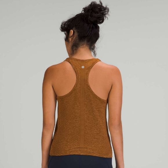 NWT Lululemon Swiftly Tech Tank 2.0 Water Surface Copper Brown/Bold Beige 14 - Picture 2 of 14